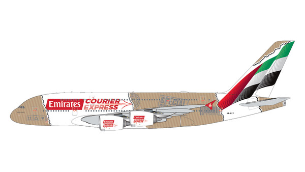 GeminiJets Emirates Airbus A380 A6-EET "Emirates Courier Express" titles GJUAE2384 1:400