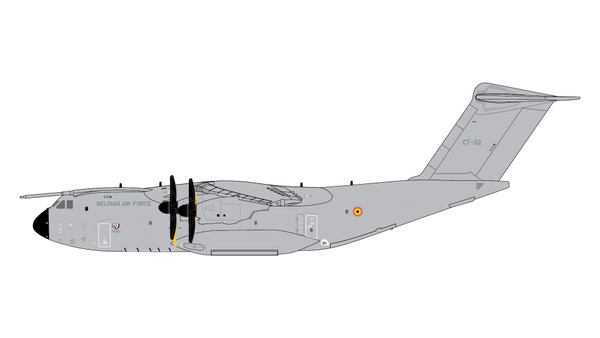 GeminiMACS Belgian Air Force Airbus A400M CT-02 GMBAF156 1:400
