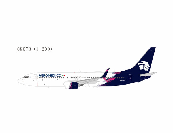 Aeromexico Boeing 737-800 Reg: XA-OCC 08078 1:200