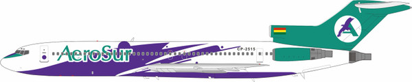 InFlight200 AeroSur Boeing 727-223/Adv Reg: CP-2515 IF7225L0526 1:200 with stand