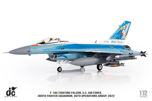 F-16C Fighting Falcon, U.S. Air Force, 309th Fighter Squadron, 2022, 89-2120 JCW-72-F16-020 Scale 1:72