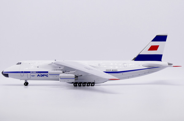 JC Wings Aeroflot Antonov AN-124 "Blue Stripes" Reg: CCCP-82021 XX20699 1:200 With Stand