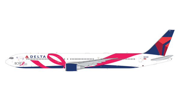 Gemini200 Delta Air Lines Boeing 767-400ER N845MH “BCRF” breast cancer red ribbon G2DAL1446 1:200