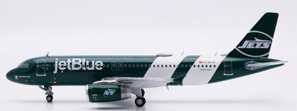 JC Wings JetBlue Airbus A320 "New York Jets" Reg: N746JB XX40873 1:400 With Antenna