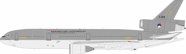 InFlight200 Netherlands Royal Air Force McDonnell Douglas KDC-10-30 Reg: T-264 with stand, Limited IFKDC10-T-264 1:200 with stand