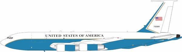 InFlight200 U.S. Air Force Boeing KC-135 Reg: KC-135E with stand, POLISHED, Limited IF135USAF569 1:200 with stand
