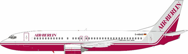 JFox Air Berlin Boeing 737-4Y0 D-ABAB JF-737-4-003L Scale 1:200