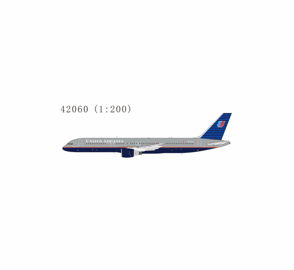 NG Models United Airlines Boeing 757-200 N510UA 42060 Scale 1:200