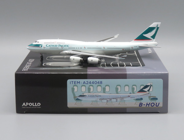 Cathay Pacific Boeing 747-400 B-HOU A244048 Scale 1:400