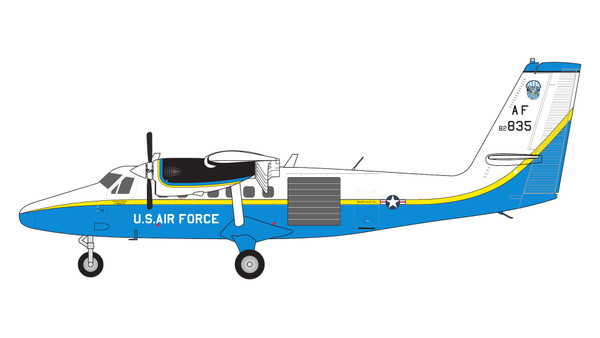 Gemini200 U.S. Air Force De Havilland Canada UV-18 82-0835 "Twin Otter" G2AFO1423 1:200
