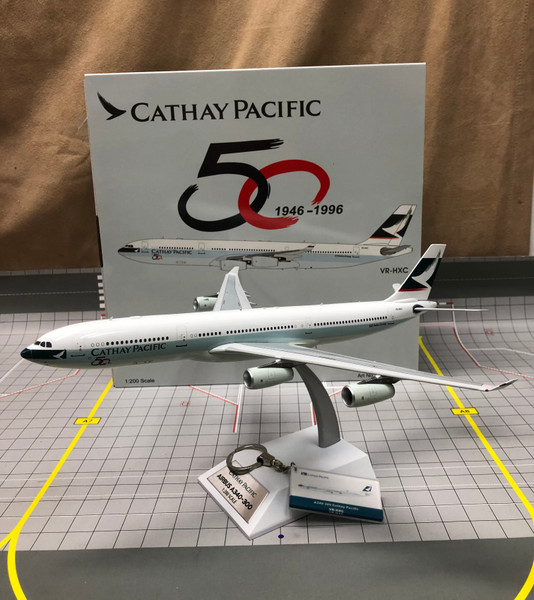 WB Models Cathay Pacific Airbus A340-313 WB-A340-3-012 Scale 1:200