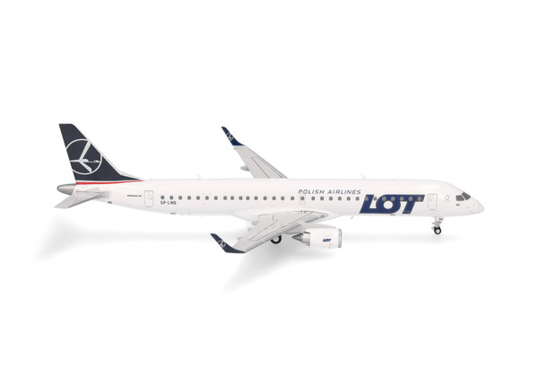 Herpa LOT Polish Airlines Embraer E195 Reg: SP-LNQ HE573825 Scale 1:200