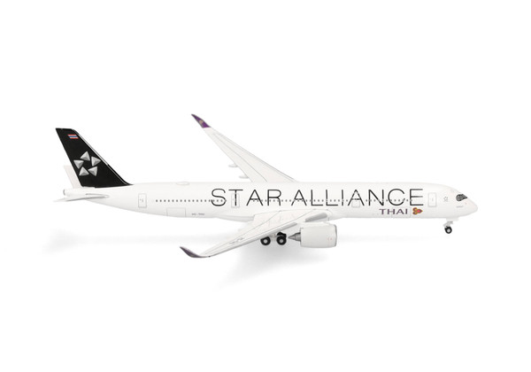 Herpa Thai Airways Airbus A350-900 "Sakon Nakhon" Reg: HS-THU HE538978 Scale 1:500