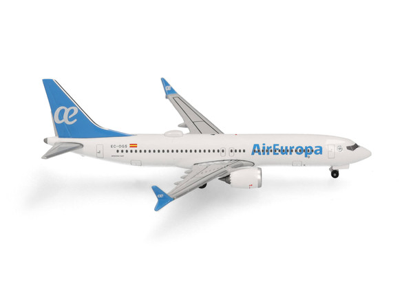 Herpa Air Europa Boeing 737 MAX 8 Reg: EC-OGS HE539067 Scale 1:500