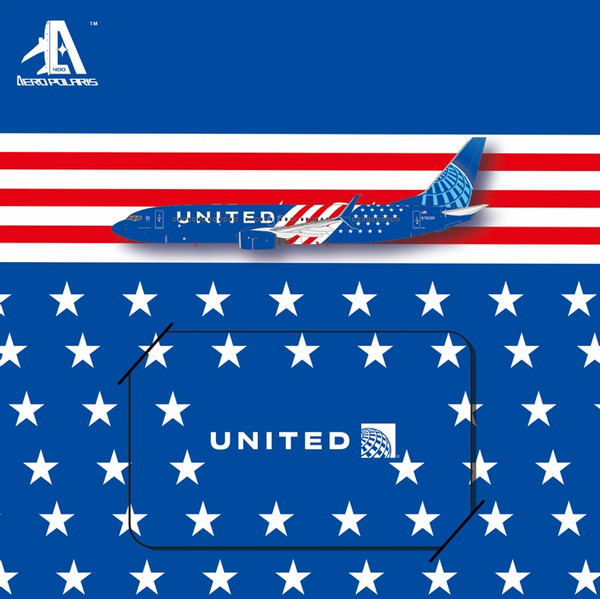United Airlines Boeing 737-800 America 250 N78285 HA7380063 Scale 1:400