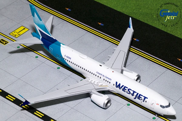 Gemini200 WESTJET B737 MAX-8 (New Livery) C-GZSG G2WJA783 1:200