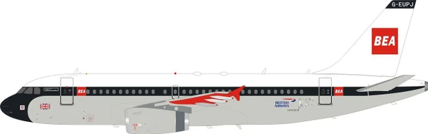 BRITISH AIRWAYS / BEA A319 G-EUPJ (100 year anniversary) BA100-A319-BEA 1:200