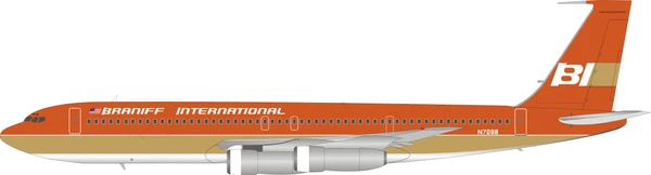 Inflight200 Braniff International Airways Boeing 707-300 N7098 IF707BN0719 1:200