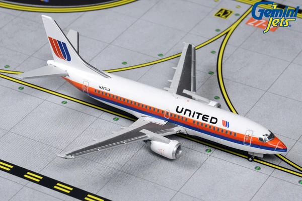 Gemini Jets United B737-300 N327UA GJUAL1203 1:400