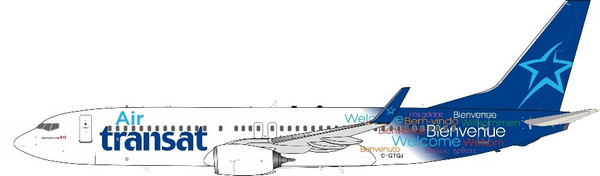 JFox Air Transat 737-8Q8 C-GTQJ JF-737-8-027 1:200
