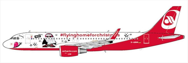 JC Wings AIR BERLIN A320-200 (Flying Home For Christmas) D-ABNM LH4BER099 1:400
