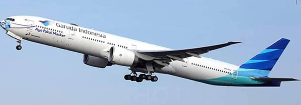 JC Wings GARUDA INDONESIA B777-300ER (Ayo Pakai Masker) PK-GIJ LH2GIA283 1:200