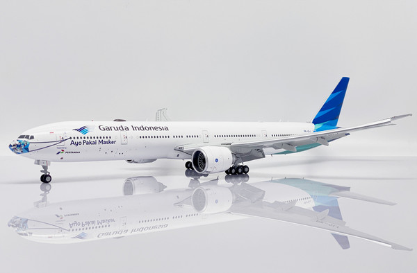JC Wings GARUDA INDONESIA B777-300ER (Ayo Pakai Masker, Flaps Down) PK-GIJ LH2GIA283A 1:200