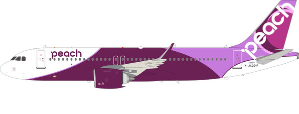 JFox Peach A320-251N JA201P JF-A320-036 1:200