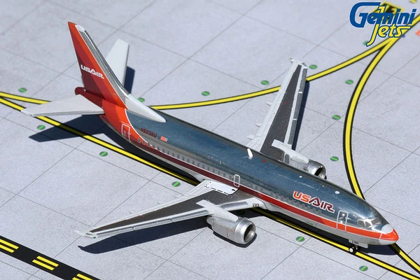 Gemini Jets USAir B737-300 1980s polished livery N523AU GJUSA372 1:400