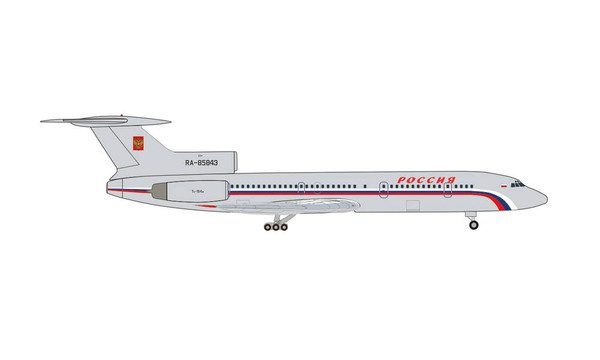 HERPA ROSSIYA TU154M SPECIAL FLIGHT DETACHMENT HE535151 1:500