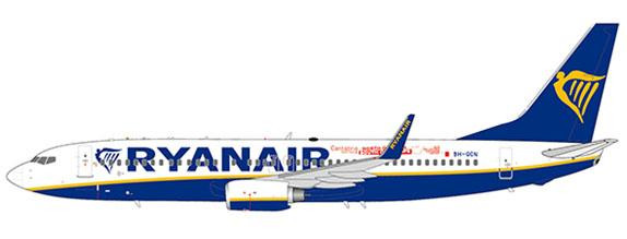 JC Wings Malta Air (Ryanair) B737-800 9H-QCN JC2MAY439 1:200