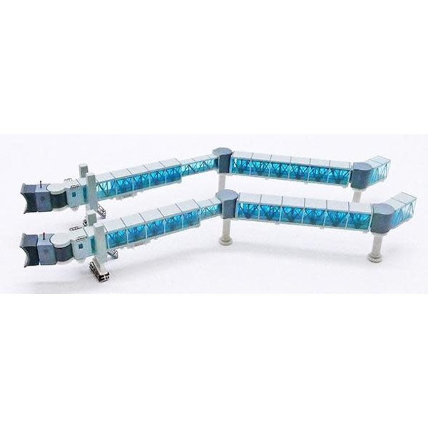 JC Wings Airport Passenger Bridge B737 (Blue) LH4ARBRDG223 1:400