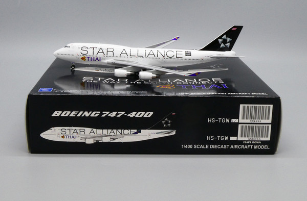 JC Wings Thai Airways B747-400 HS-TGW "Star Alliance livery" JC4THA898 1:400