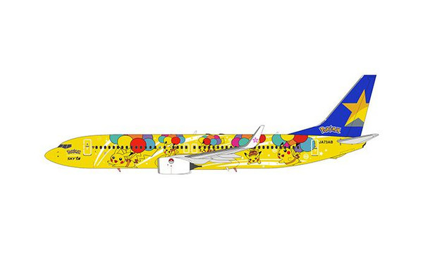 Phoenix Model Skymark Airlines B737-800 JA73AB Pikachu PH4SKY2194 1:400