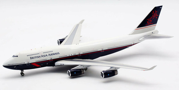 Inflight200 British Airways Boeing 747-436 G-BNLZ with stand and collectors coin ARDBA34 1:200
