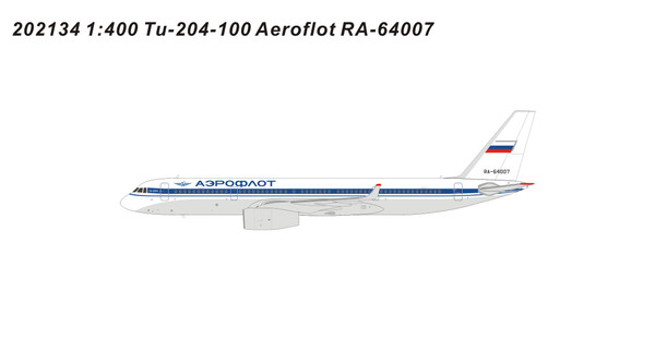 Panda Models Aeroflot Tu204-100C RA-64007 202134 1:400