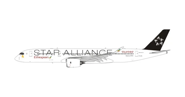 Phoenix Model Ethiopian Airlines A350-900 ET-AYN "Star Alliance" PH4ETH2239 1:400