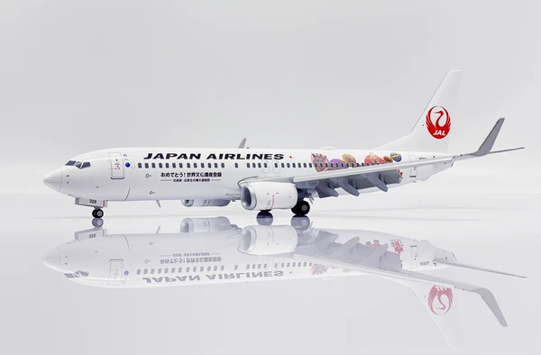 JC Wings Japan Airlines B737-800 JA329J "Jomon" (Flaps Down) SA2JAL001A 1:200