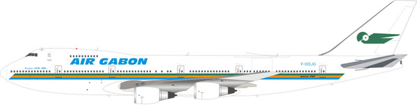 Inflight200 Air Gabon Boeing 747-200 F-ODJG IF742GN0722 1:200