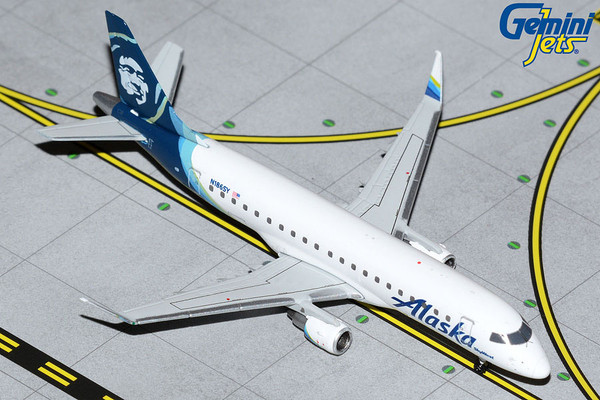 Gemini Jets Alaska Airlines Embraer 170LR N186SY GJASA2038 1:400