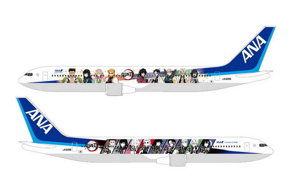 Phoenix Model ANA B767-300ER JA608A "Demon Slayer: Kimetsu no Yaiba" PH4ANA2266 1:400