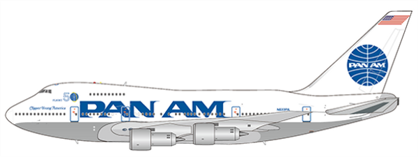JC Wings Pan Am B747SP N533PA "Clipper Young America 50th" EW474S003 1:400