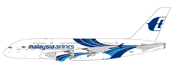 JC Wings Malaysia Airlines Airbus A380 Reg: 9M-MNE With Antenna XX40049 1:400