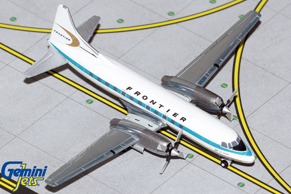 Gemini Jets Frontier Airlines CV-580 1960s livery N73117 GJFFT1263 1:400