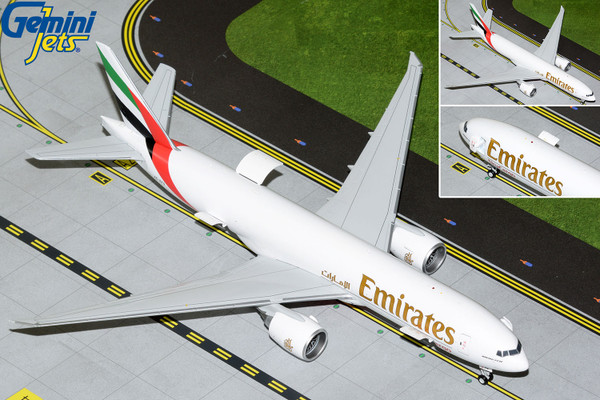 Gemini200 Emirates SkyCargo B777-200LRF Interactive Series A6-EFG G2UAE953 1:200