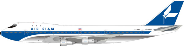 Inflight200 Air Siam Boeing 747-200 HS-VGG IF742VG1122 1:200