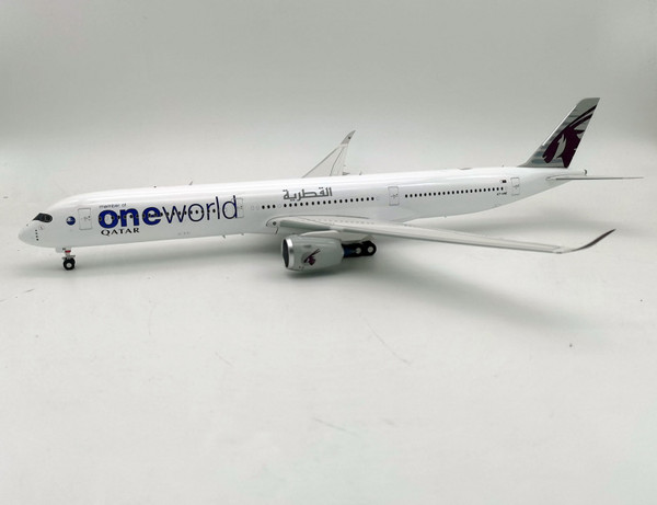 Inflight200 QATAR Airways ONE WORLD A7-ANE Airbus A350-1041 with stand IF35XQR0822 1:200