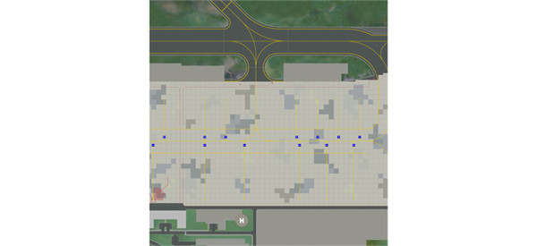 HERPA SCENIX AIRPORT GROUND PLATES SET 2 CARGO AREA