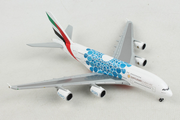 HERPA EMIRATES A380 1/500 EXPO 2020 MOBILITY
