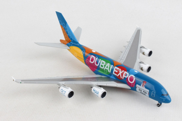 HERPA EMIRATES A380 EXPO 2020 BE PART OF THE MAGIC HE536288 1:500